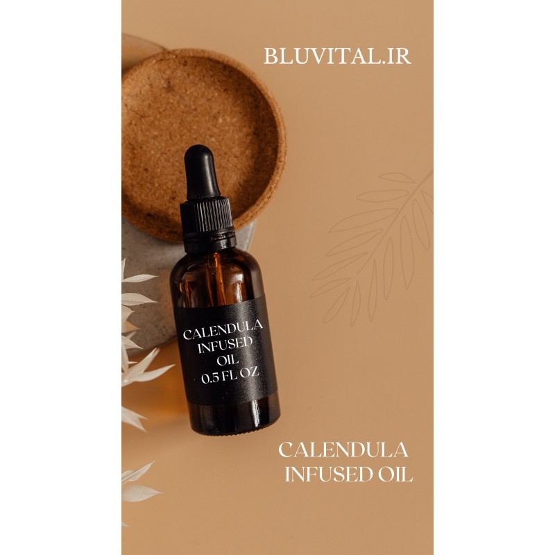 خرید روغن کالاندولا پایه زیتون ۱۵ میلی‌لیتر | BluVital